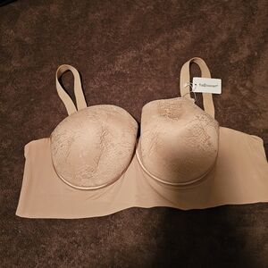 Women's Fallsweet Lace Bra - Tan Size 46G